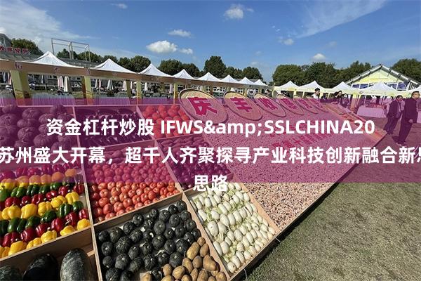 资金杠杆炒股 IFWS&SSLCHINA2024 苏州盛大开幕，超千人齐聚探寻产业科技创新融合新思路