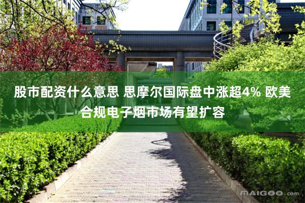 股市配资什么意思 思摩尔国际盘中涨超4% 欧美合规电子烟市场有望扩容